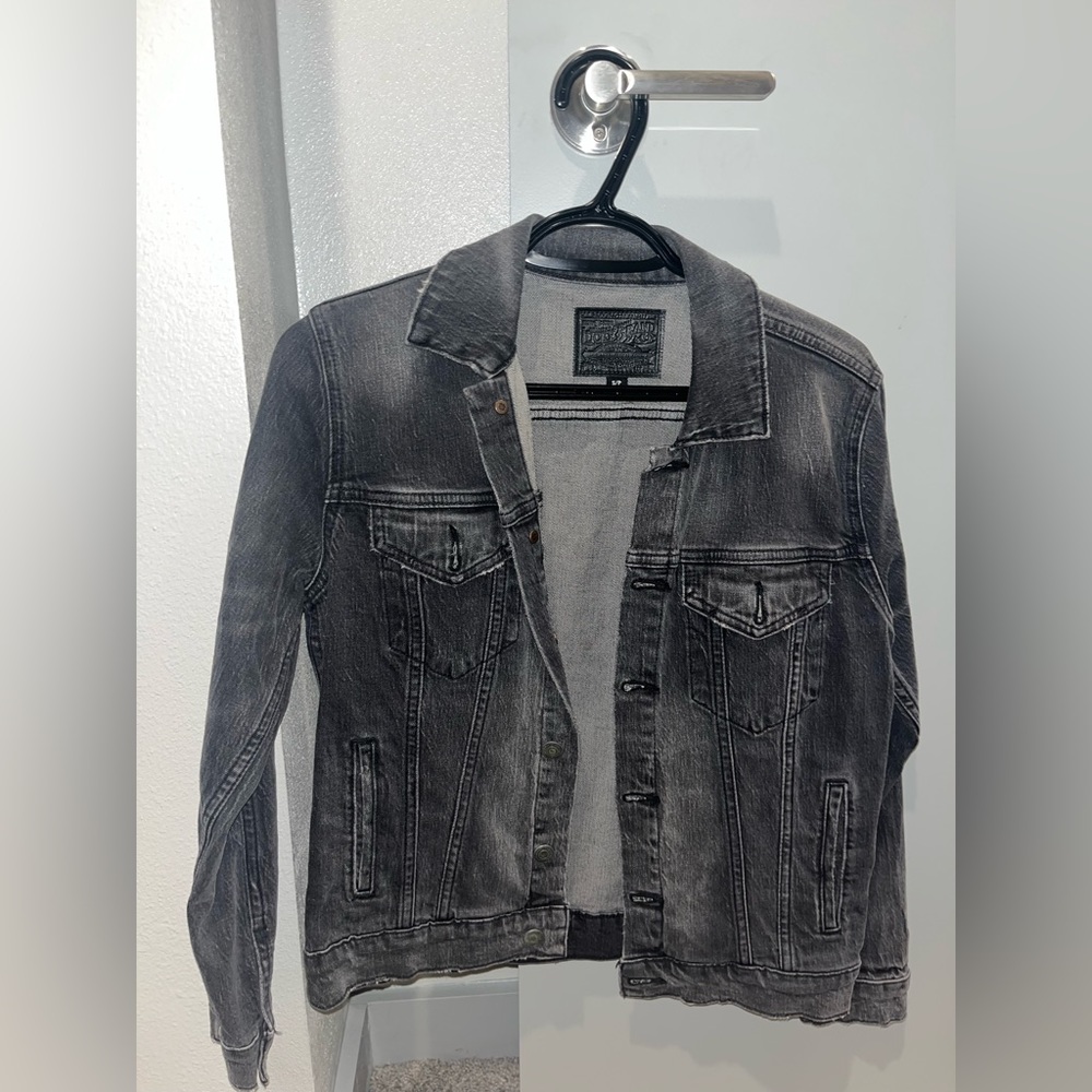 Black Denim Jean Jacket